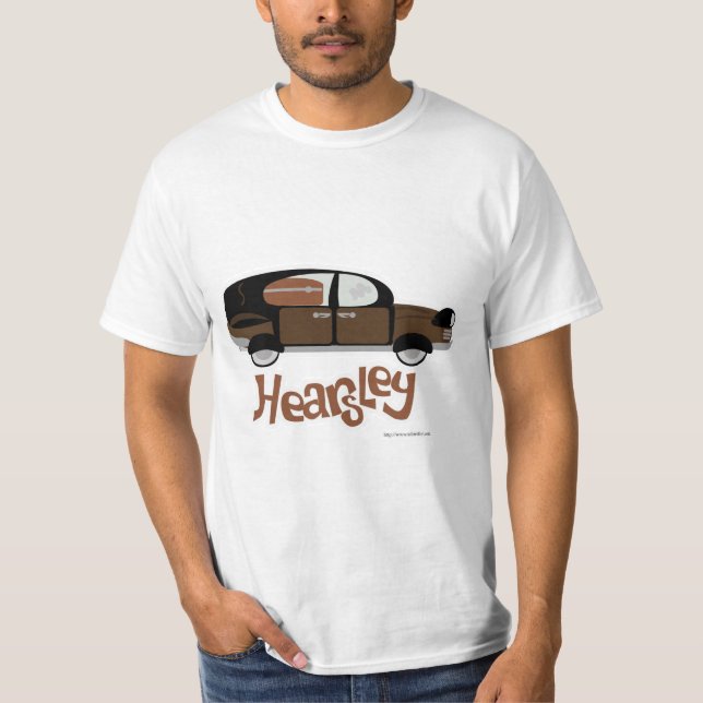 Hearsley Cartoon Halloween Art T-Shirt (Vorderseite)