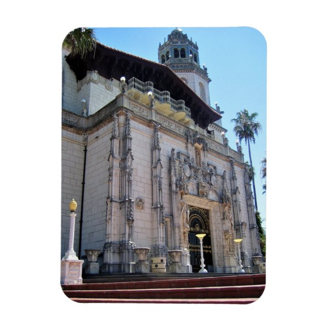 Hearst Castle, San Simeon, California Magnet (Vertikal)