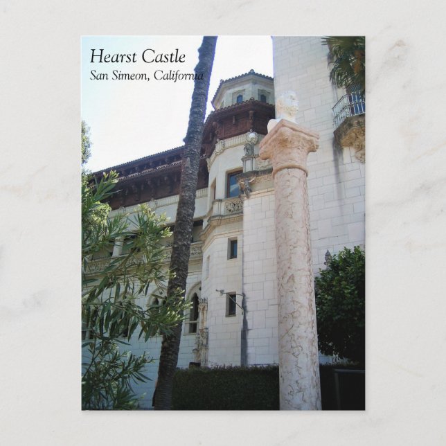 Hearst Castle, San Simeon, California Postkarte (Vorderseite)