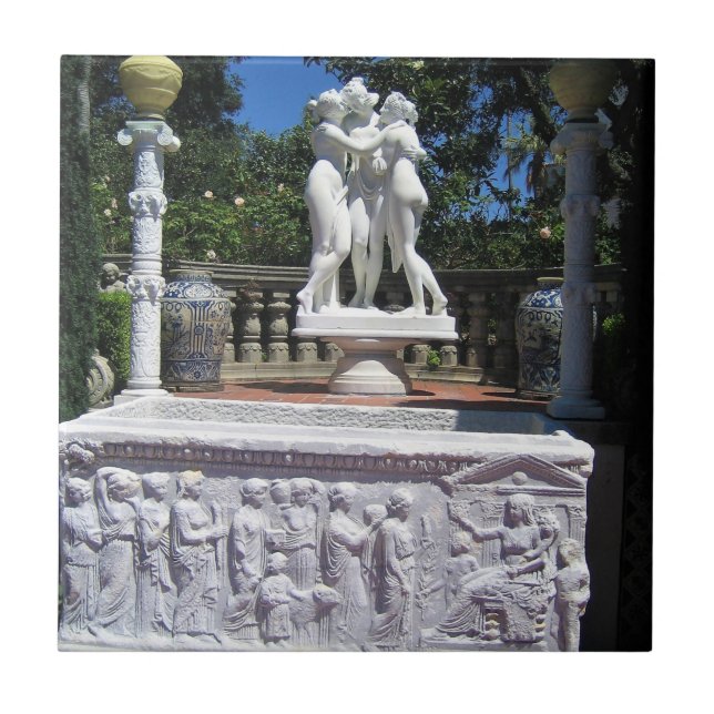 Hearst Castle, San Simeon, Kalifornien Fliese (Vorderseite)