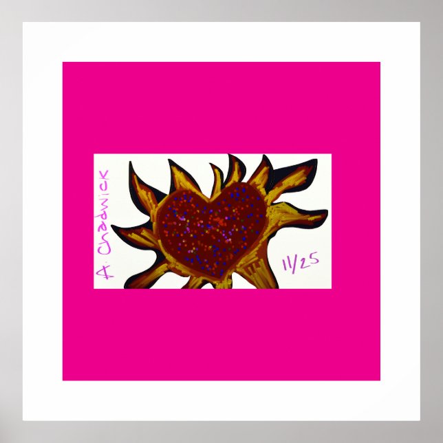 Heart Aflame  Poster (Vorne)