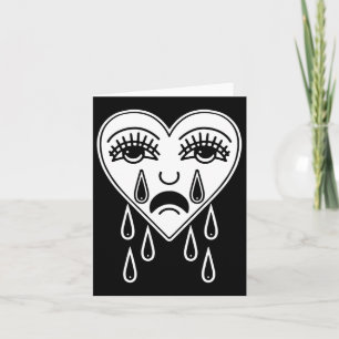 Heart American Traditional Tattoo Old Schoo Karte