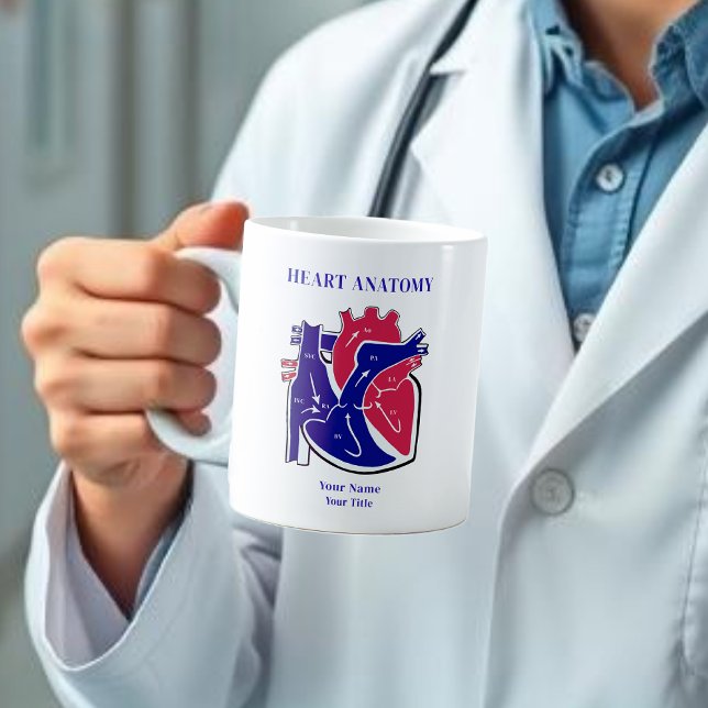 Heart Anatomy Kaffeetasse (Heart Anatomy Personalized Coffee Mug )