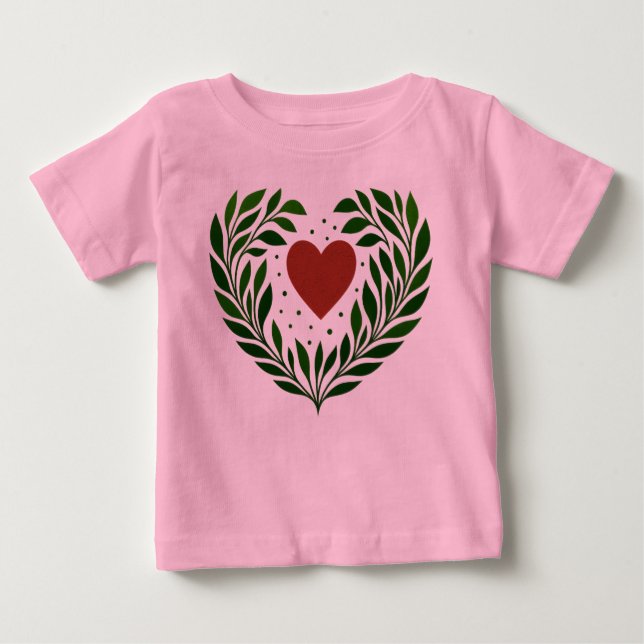 Heart and Boughs Baby T-shirt (Vorderseite)