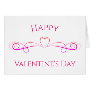 Heart Art Happy Valentine's Day Card