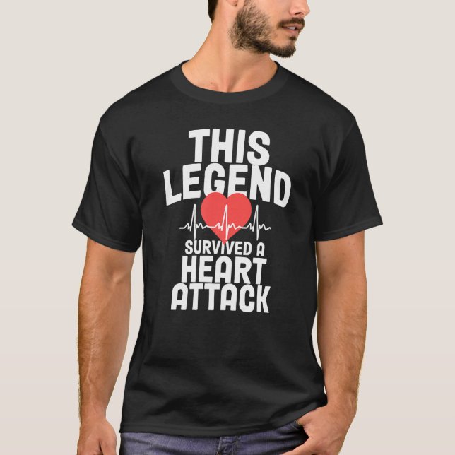 Heart Attack Survivor Recovery Get Well Cardiac Ar T-Shirt (Vorderseite)