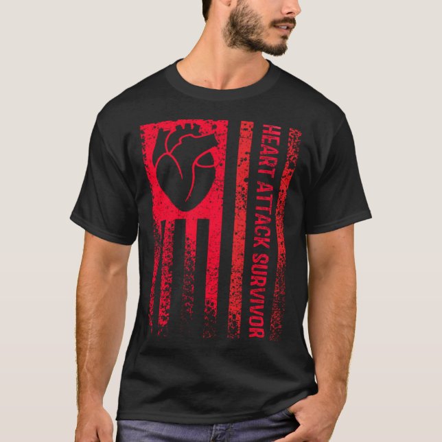 Heart Attack Survivor T-Shirt (Vorderseite)