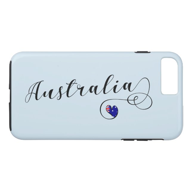 Heart Australia Handy Case, Australien Case-Mate iPhone Hülle (Rückseite (Horizontal))