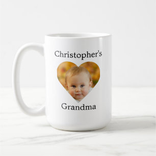 Heart Baby Face Oma Kaffeetasse
