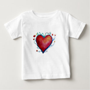 Heart Baby Fine Jersey T - Shirt