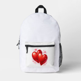 Heart Bagpackets Bedruckter Rucksack