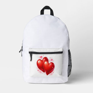 Heart Bagpackets Bedruckter Rucksack