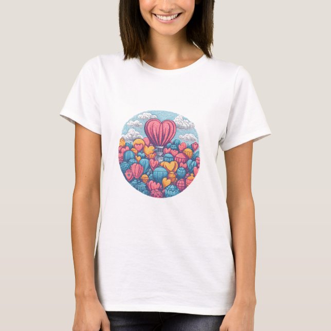 Heart Balloon Oasis T-Shirt (Vorderseite)
