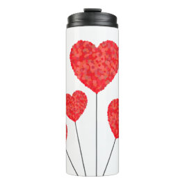 Heart Balloons Illustration Design Thermosbecher