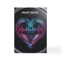 Heart Beats Greeting Card – Modern Romantic Design
