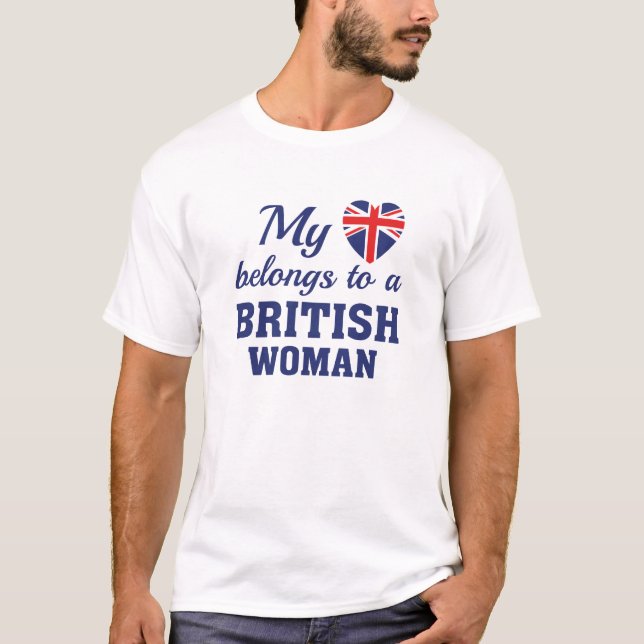 Heart Belongs British T-Shirt (Vorderseite)