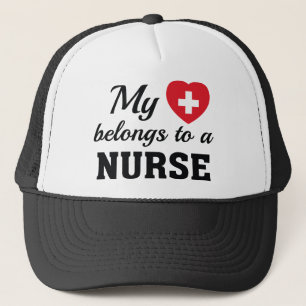 Heart Belongs Nurse Truckerkappe