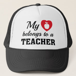 Heart Belongs Teacher Truckerkappe