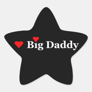Heart Big Daddy Stern-Aufkleber