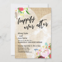 Heart Boho Blume Burlap immer glücklich nach