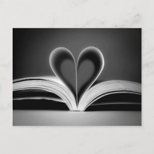 Heart Book Fotografy Postkarte