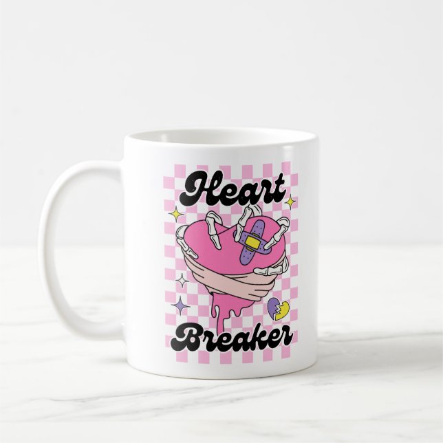 Heart Breaker Valentinstag Kaffeetasse (Links)