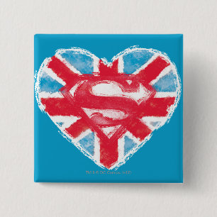 Heart British S-Shield Button