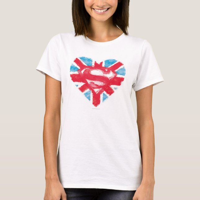 Heart British S-Shield T-Shirt (Vorderseite)