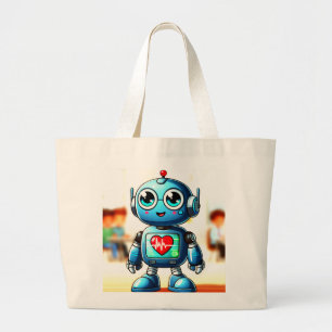 Heart Buddy Tote Bag Jumbo Stoffbeutel