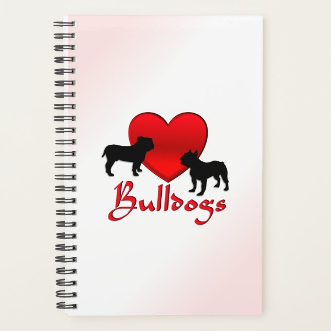 Heart Bulldogs Planer (Vorderseite)