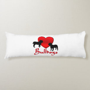 Heart Bulldogs Seitenschläferkissen