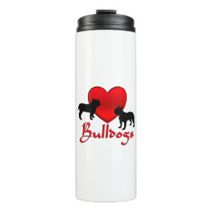 Heart Bulldogs Thermosbecher