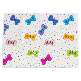 Heart Butterfys Geschenktasche Große Geschenktüte