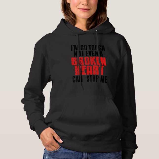 Heart Cardiac Pacemaker Quote for Coronary Bypass  Hoodie (Vorderseite)