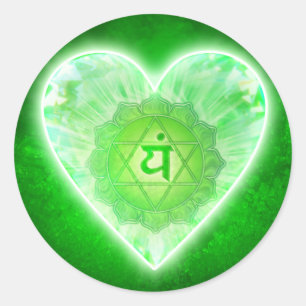 Heart Chakra Aufkleber