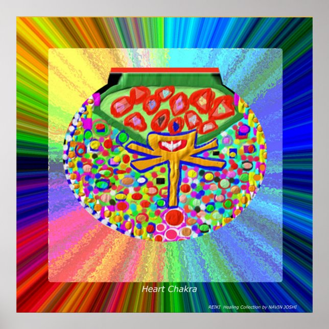 Heart Chakra Poster (Vorne)