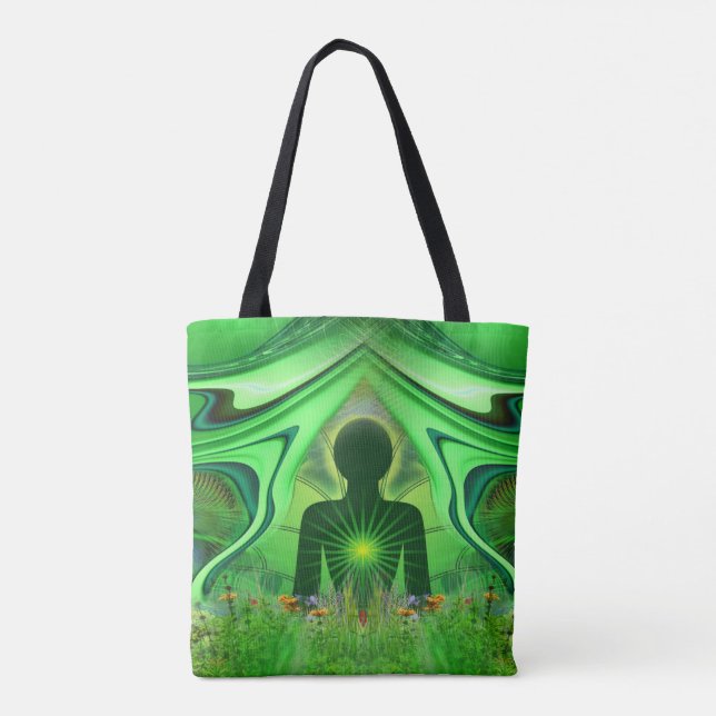 Heart Chakra Tote Bag (Rückseite)
