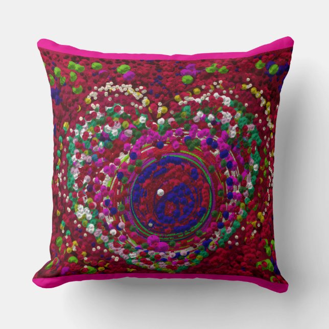 Heart Circle Kissen (Vorderseite)