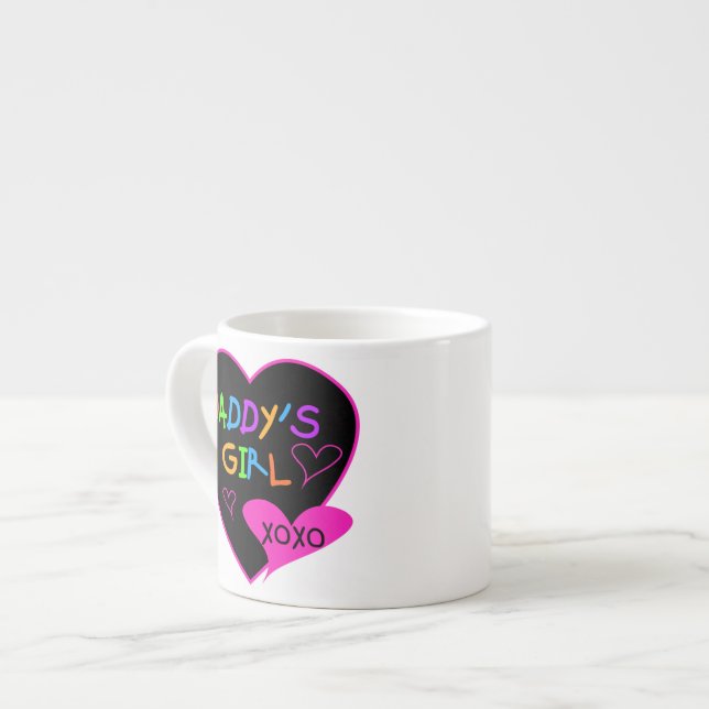 Heart Daddy's Girl T Shirts and Gifts Espressotasse (Vorderseite Links)