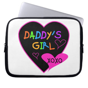 Heart Daddy's Girl T Shirts and Gifts Laptopschutzhülle