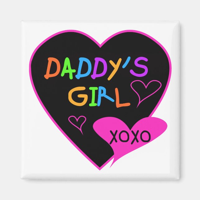 Heart Daddy's Girl T Shirts and Gifts Magnet (Vorne)