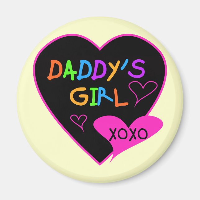 Heart Daddy's Girl T Shirts and Gifts Magnet (Vorne)