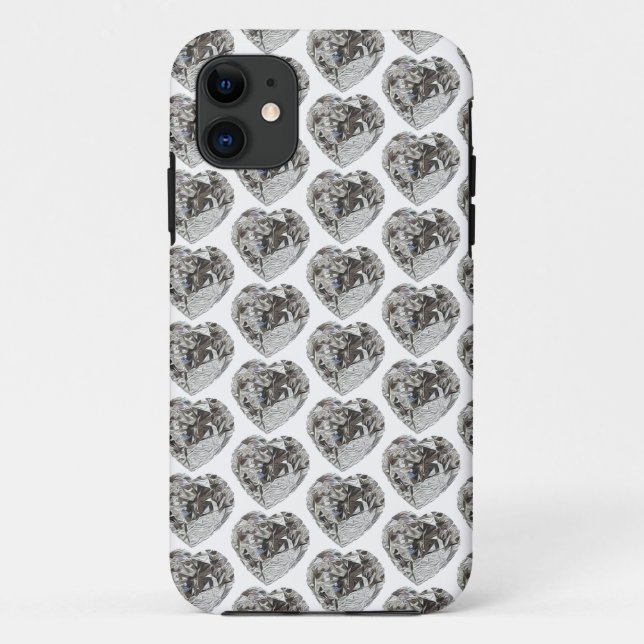 Heart Diamond Case-Mate iPhone Hülle (Rückseite)