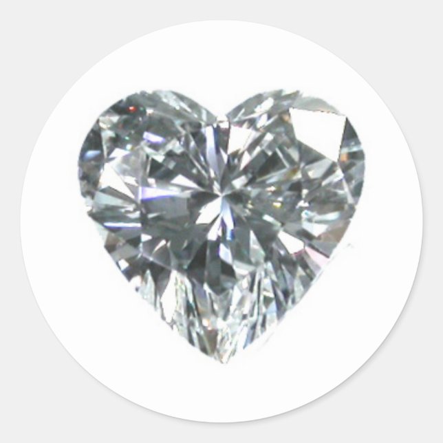 Heart Diamond Sticker (Vorderseite)