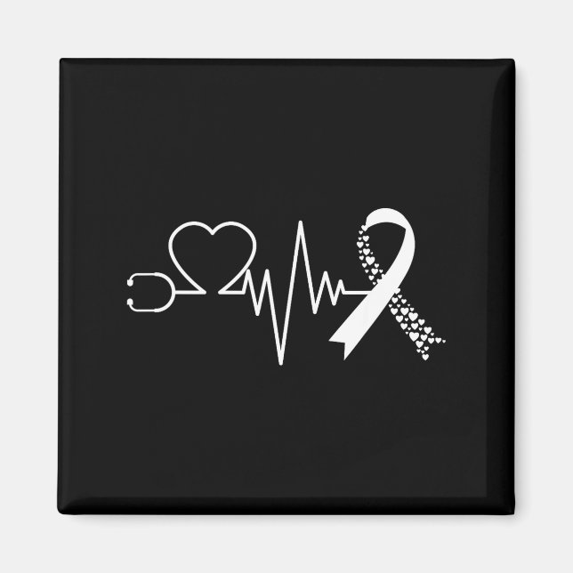 Heart Disease Awareness Go Red In February Health  Magnet (Vorne)