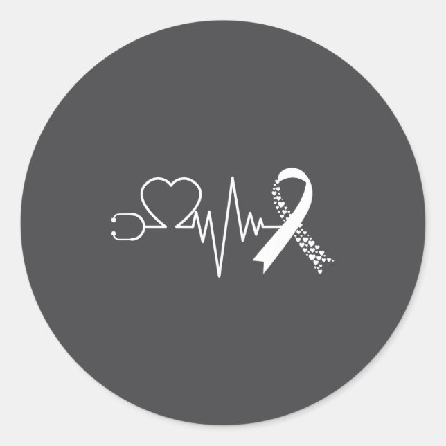 Heart Disease Awareness Go Red In February Health  Runder Aufkleber (Vorderseite)