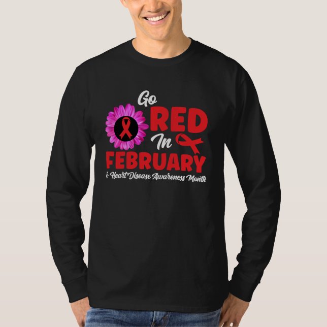 heart disease awareness Heart Attack  3 T-Shirt (Vorderseite)