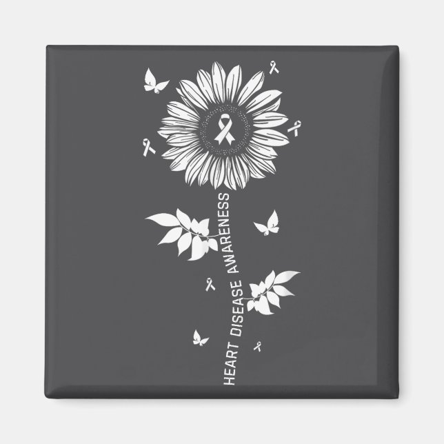 Heart Disease Awareness Month  Magnet (Vorne)