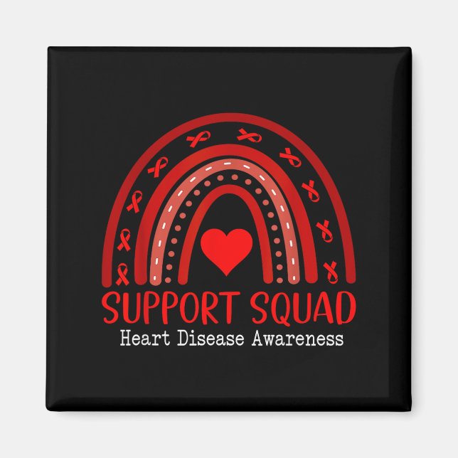 Heart Disease Awareness Month Open Heart Diseases  Magnet (Vorne)