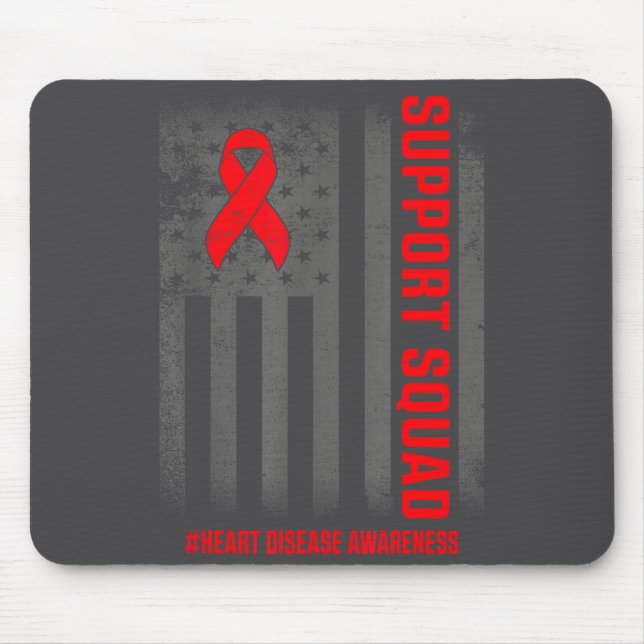 Heart Disease Awareness Month Open Heart Diseases  Mousepad (Vorne)